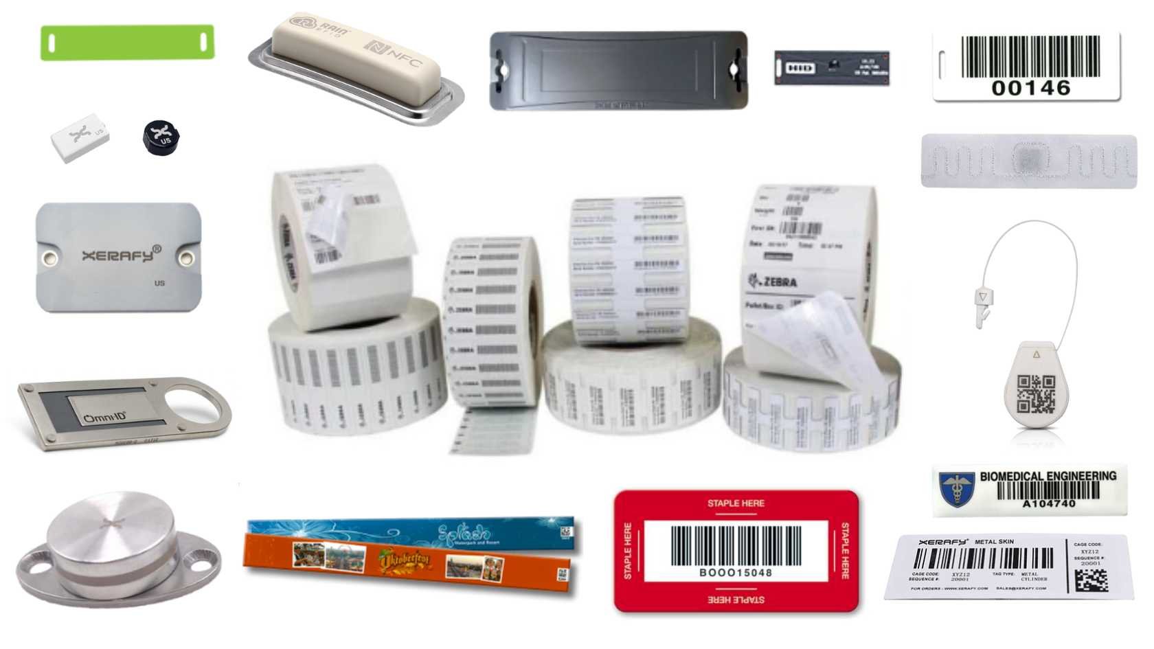 Assortment of UHF RFID Tags